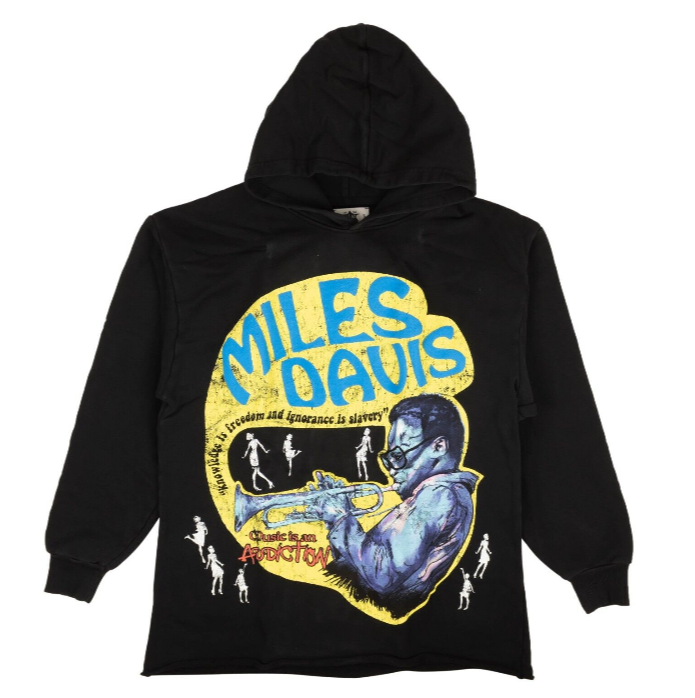 349969 BARRIERS Miles Davis Graphic Hoodie 'Black'