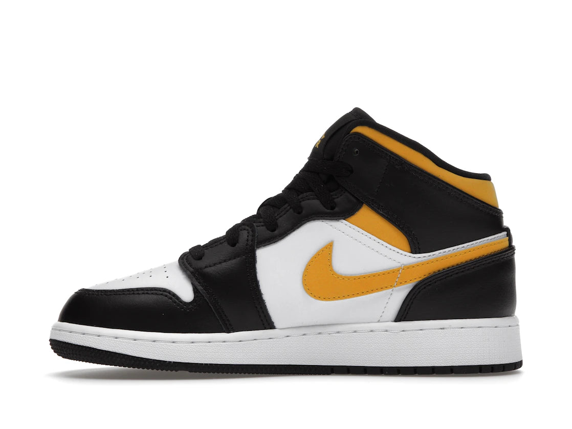 SP16701 Air Jordan 1 Mid GS 'Black University Gold'