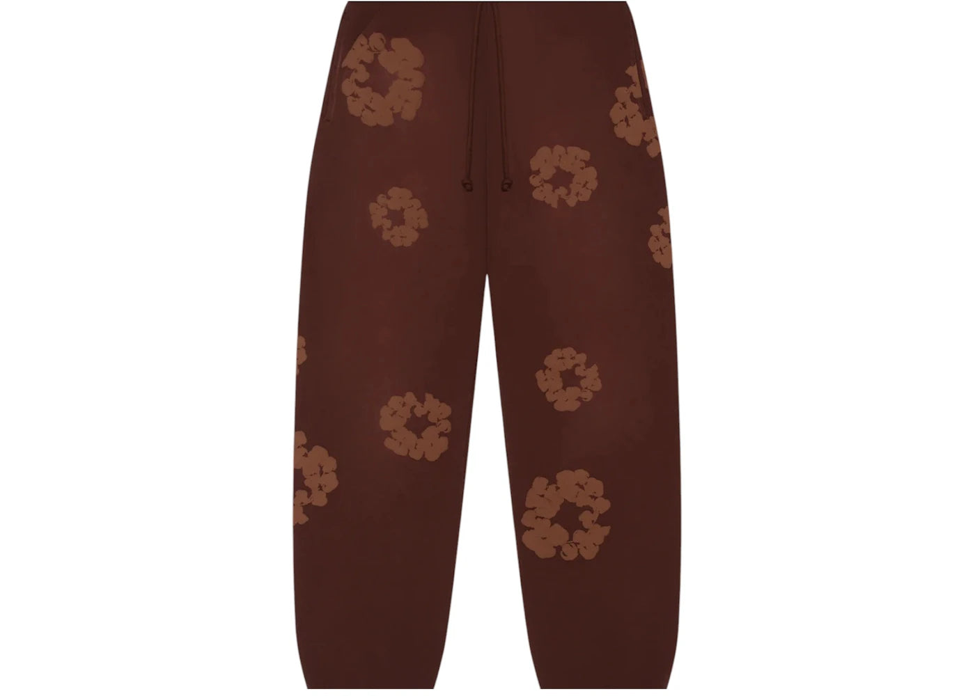 709447 Denim Tears Mono Cotton Wreath Sweatpants Brown