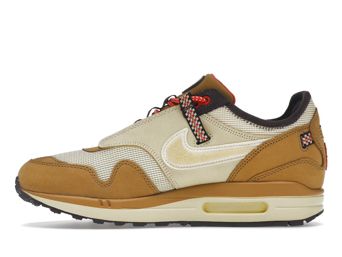 604354 Nike Air Max 1 Travis Scott Cactus Jack Wheat Lemon Drop