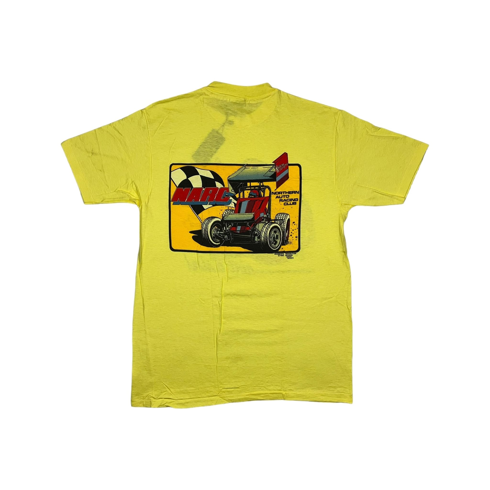 268945 (1987) Backin' It In, Ain't a Sin NARC Racing Club Yellow T-Shirt