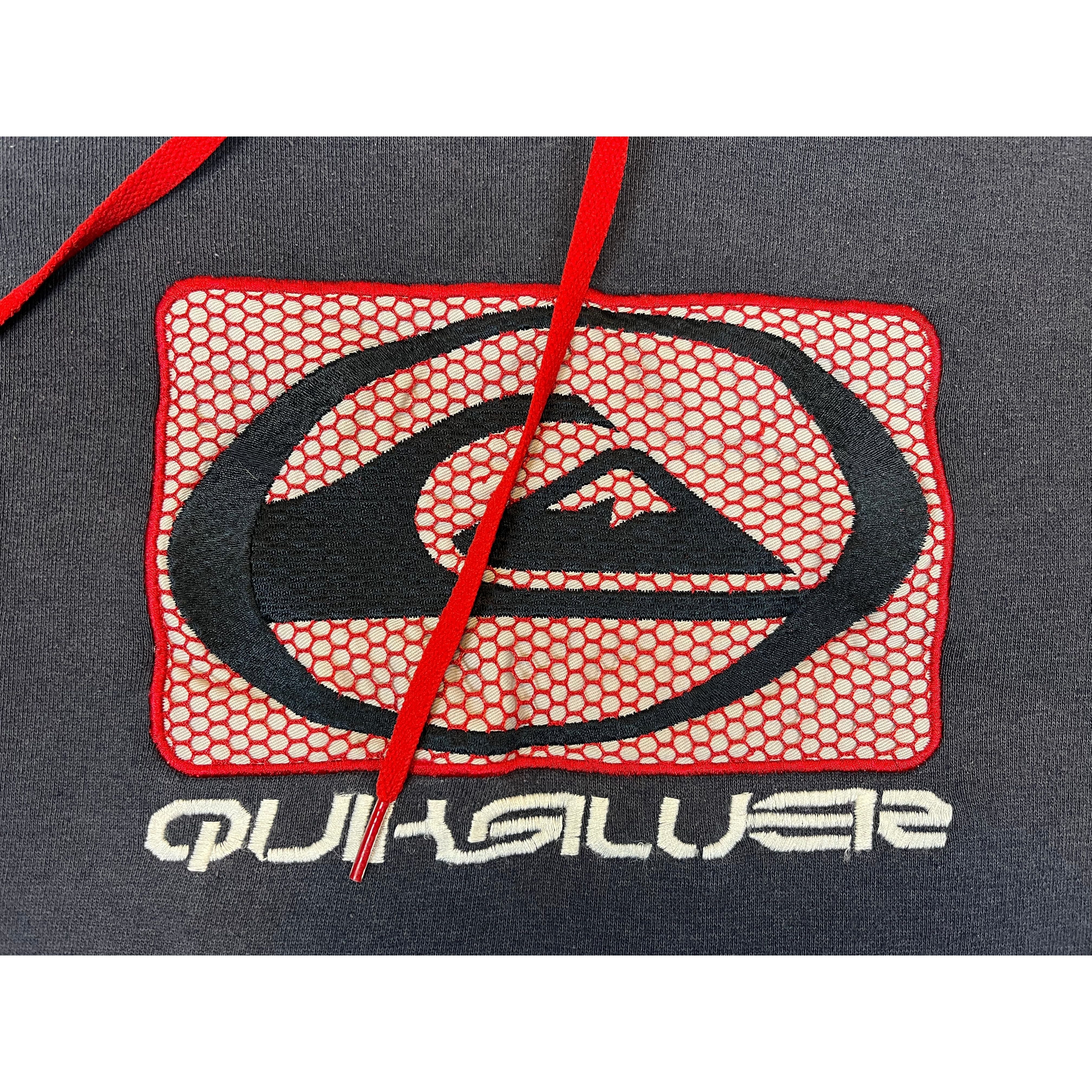 267934 (00s) Quiksilver Embroidered Faded Skater Hoodie