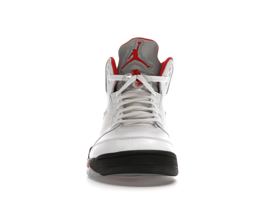671162 Jordan 5 Retro Fire Red Silver Tongue (2020)