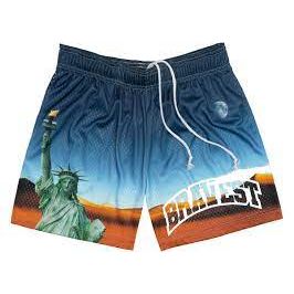 276401 Bravest Studios Statue of Liberty Shorts 'Multi'