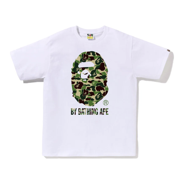 258792 BAPE ABC Camo By Bathing Ape Tee 'White/Camo'