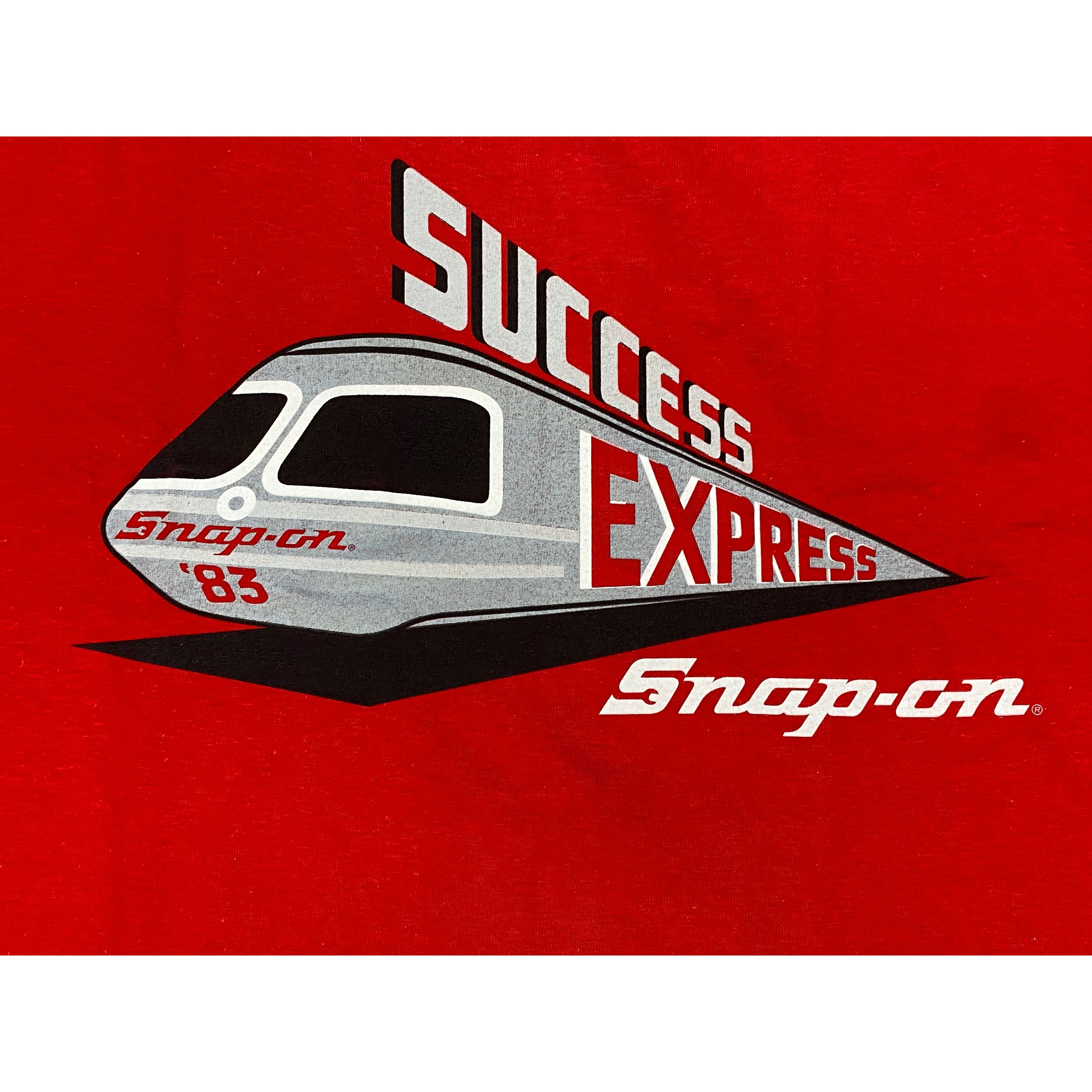 337855 (90s) Snap On Tools Success Express Train Red T-Shirt w/ Tags