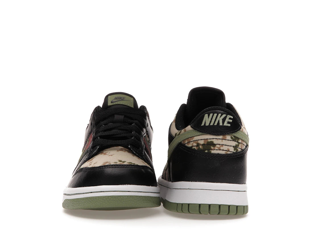 438663 Dunk Low SE GS 'Black Multi-Camo'