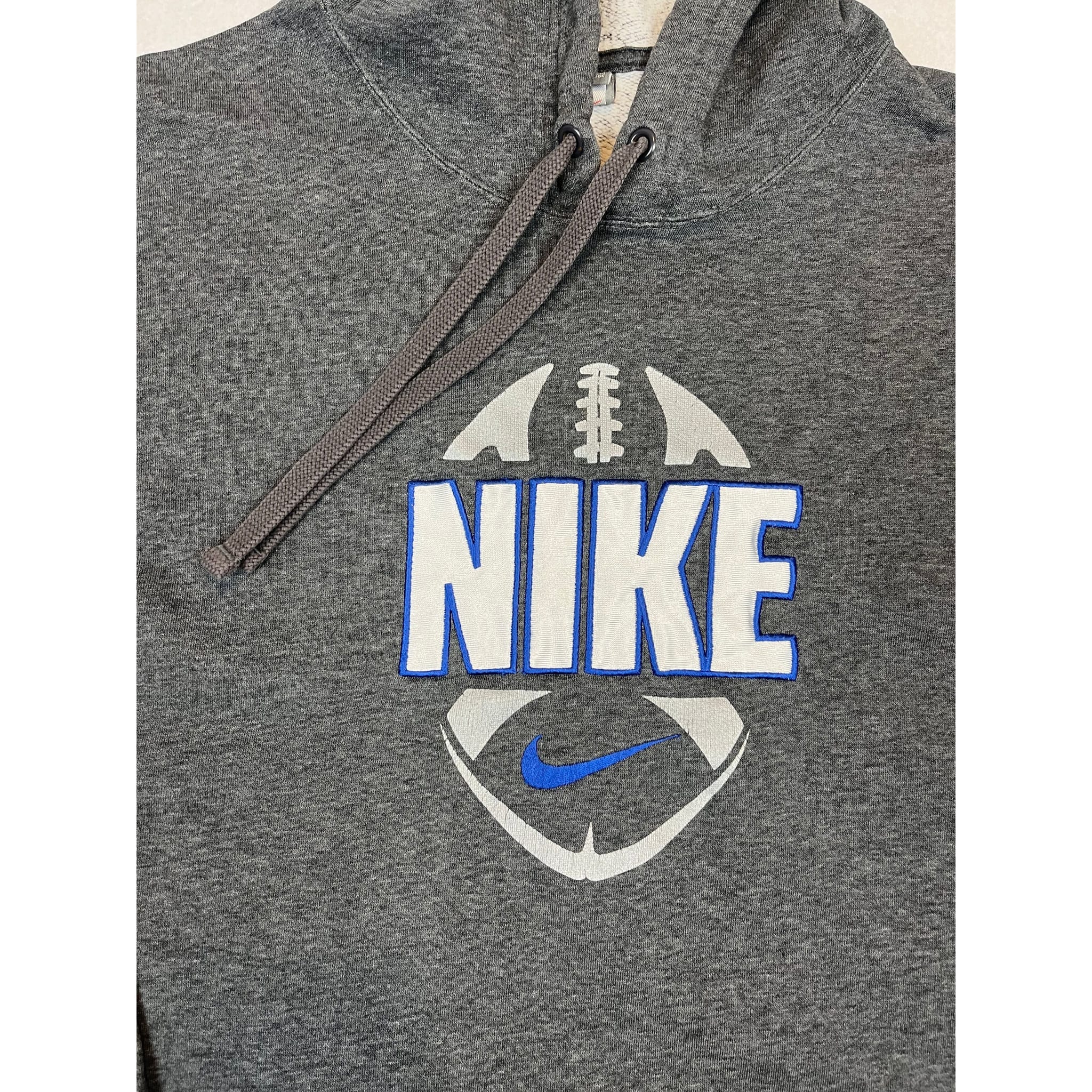 256514 (00s) Nike Football Embroidered Swoosh Hoodie
