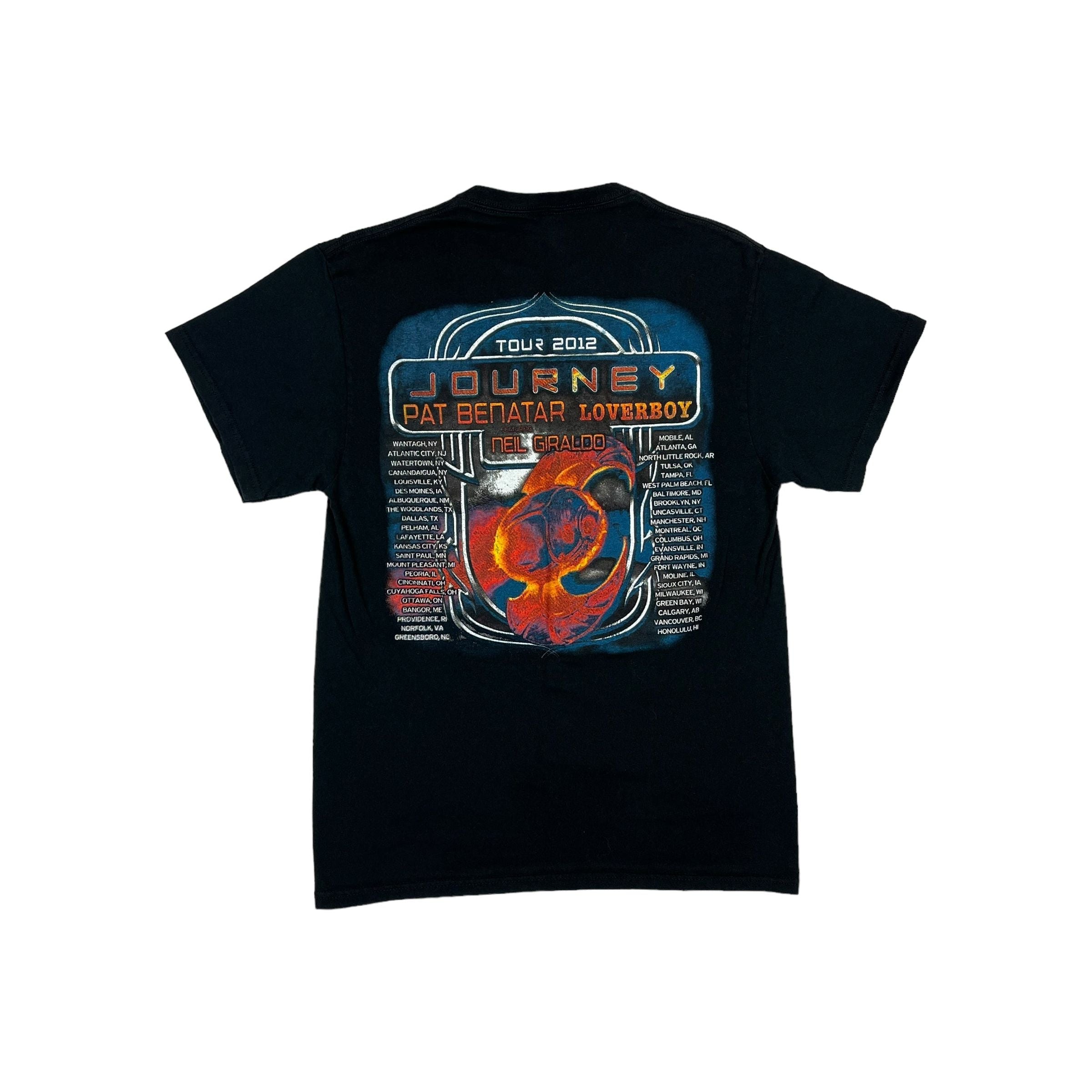 268027 (2012) Journey 'Flying Beetle' Pat Benatar & Loverboy Concert T-Shirt