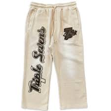 813401 Triple Sevens All Star Football Sweatpants Brown