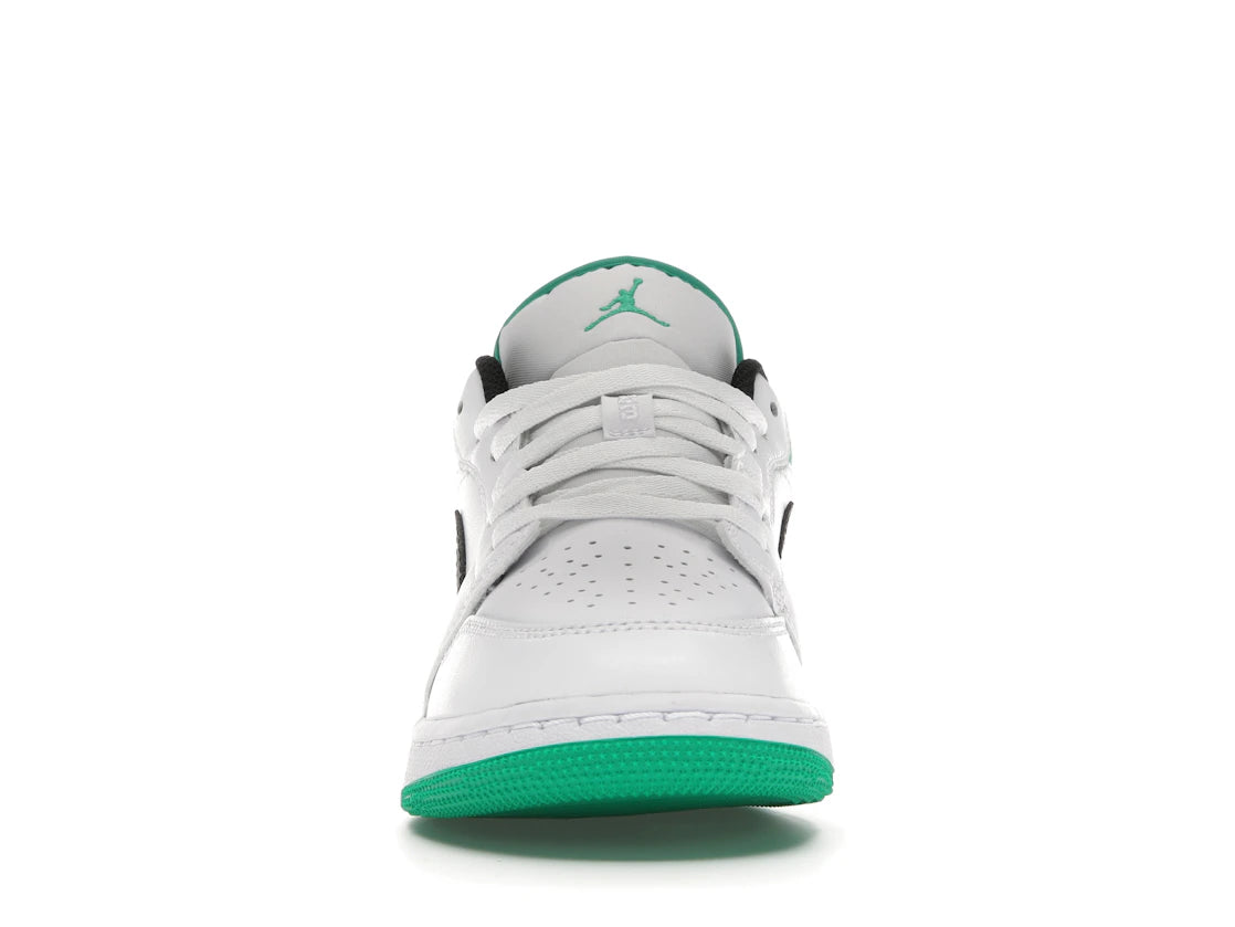 512544 Air Jordan 1 Low GS 'White Lucky Green'