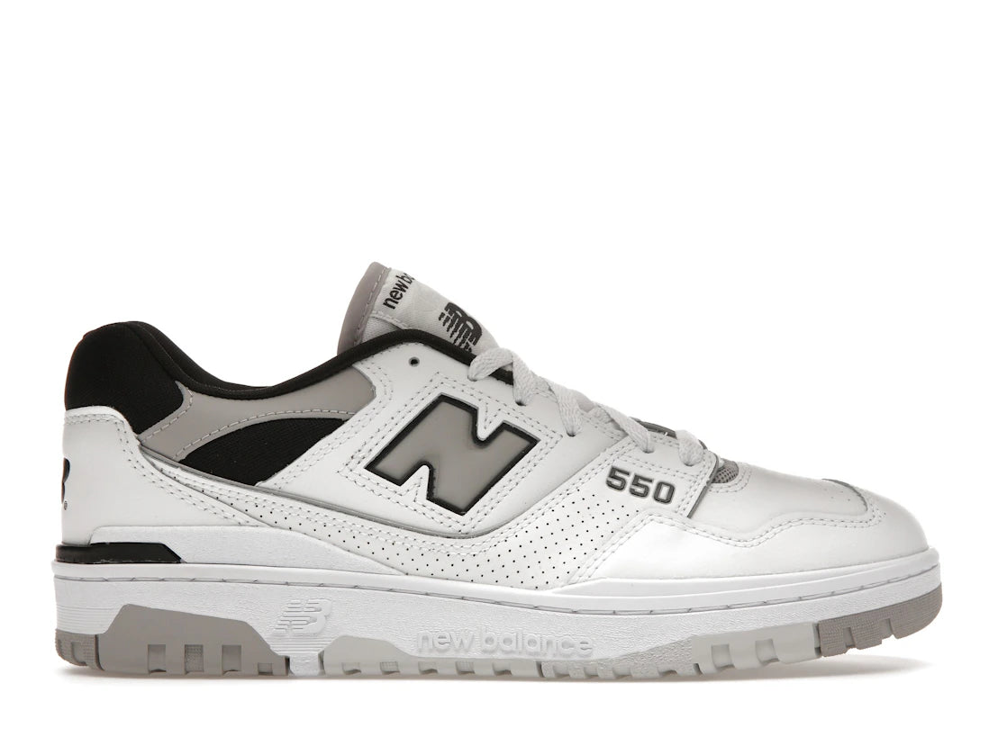 539620 New Balance 550 White Concrete Black