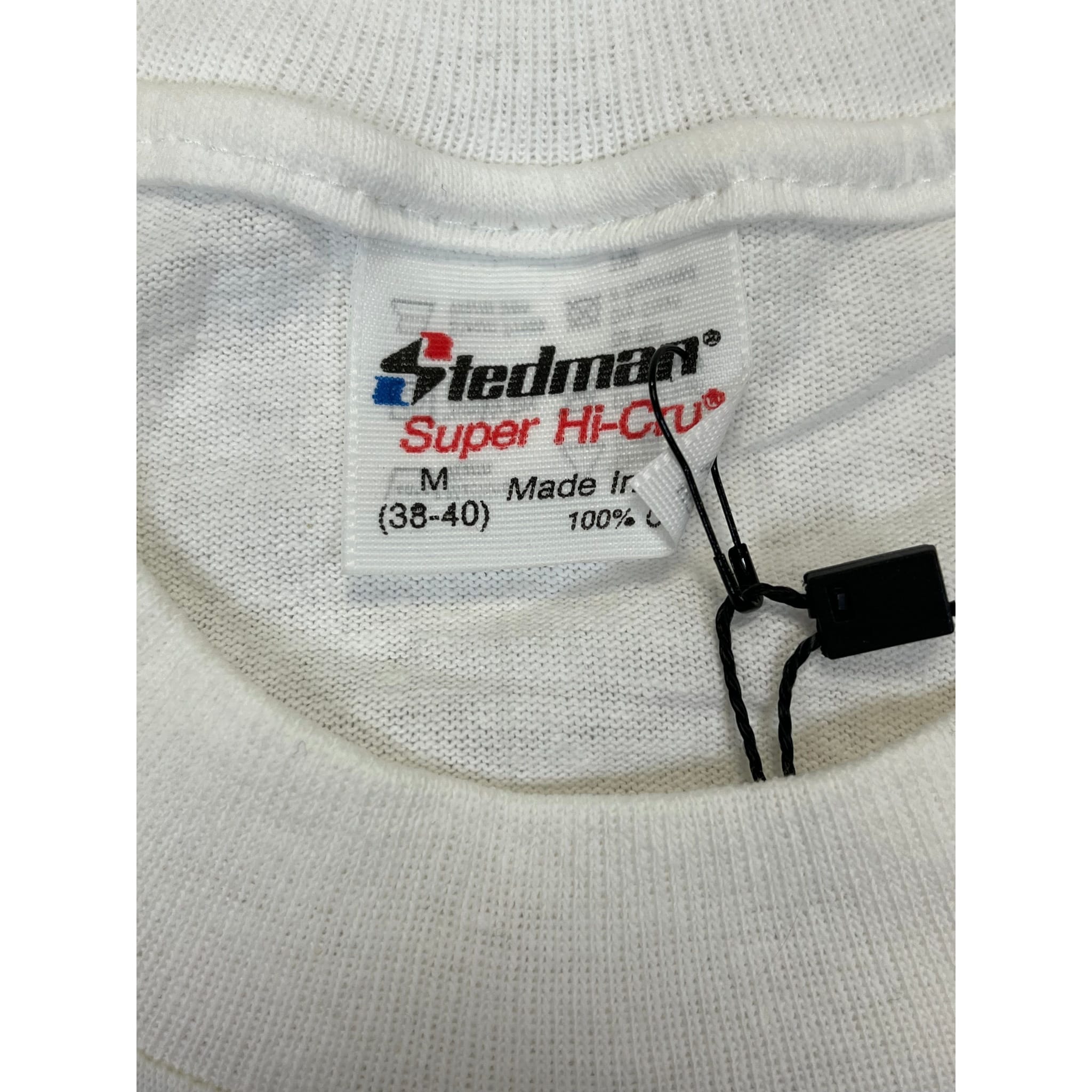 337875 (1990) Shit Happens, Sprint Car Racing Double Sided White T-Shirt