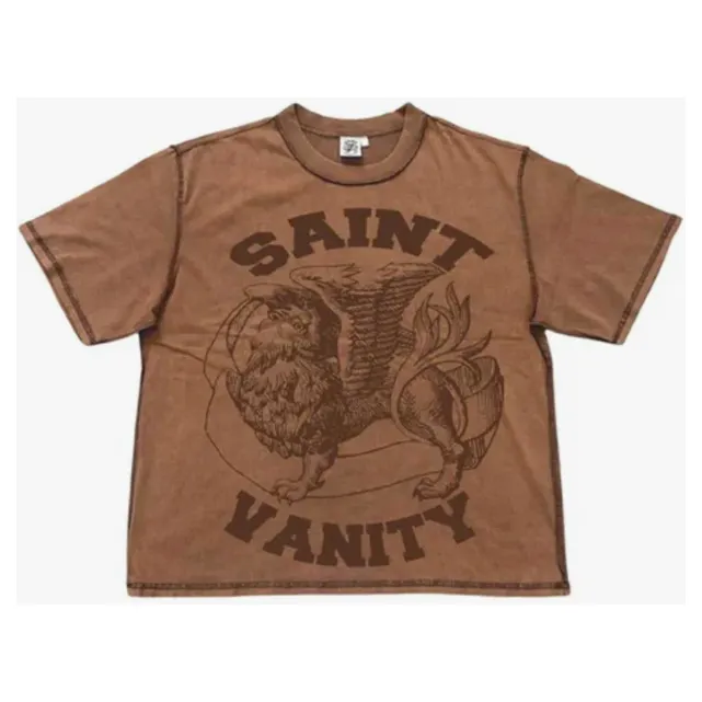 260612 Saint Vanity Griffin Tee 'Brown'