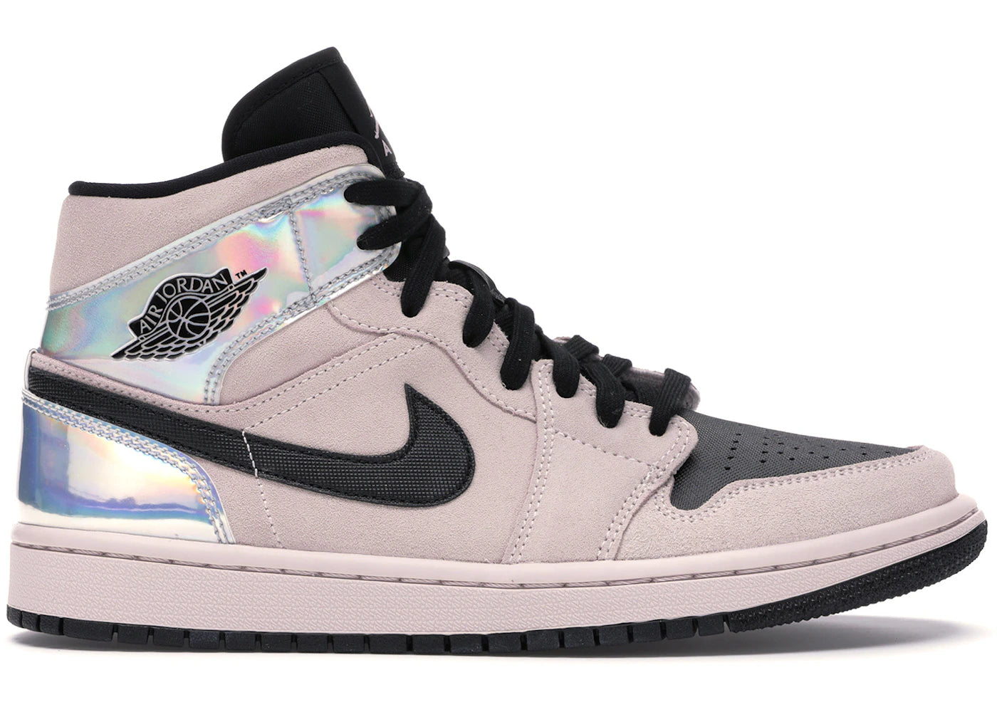 442448 Jordan 1 Mid Dirty Powder Iridescent (Women's)