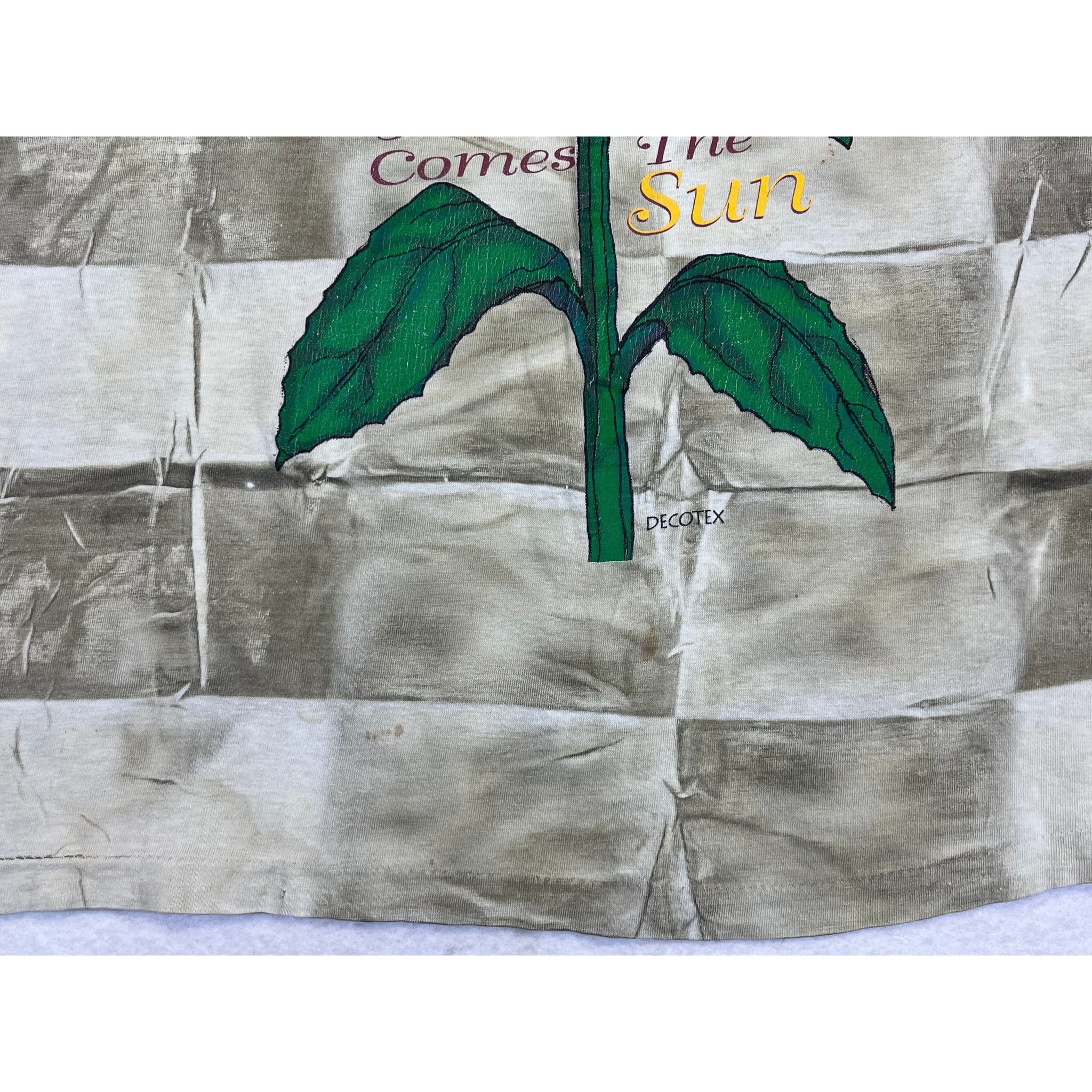 275723 (90s) SunFlower All Over Print 'Here Comes the Sun' T-Shirt