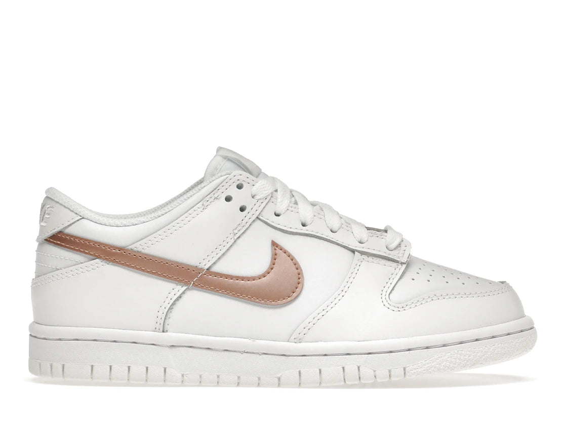 282912 Nike Dunk Low GS 'White Metallic Red Bronze'