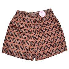 272685 Bravest Studios Fendi Shorts Rust 'Brown/Black'