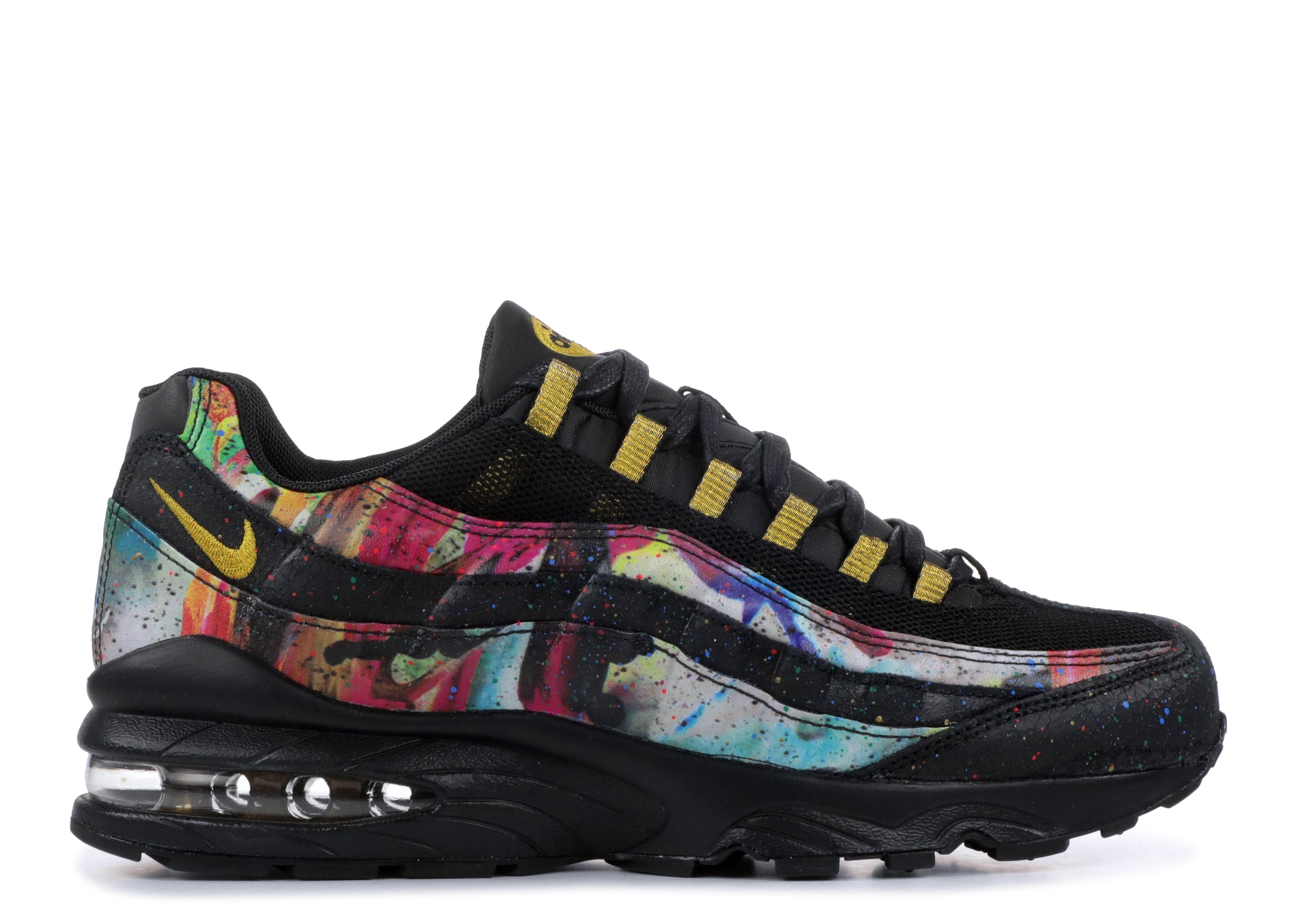 632222 Air Max 95 GS 'Black Metallic Gold'