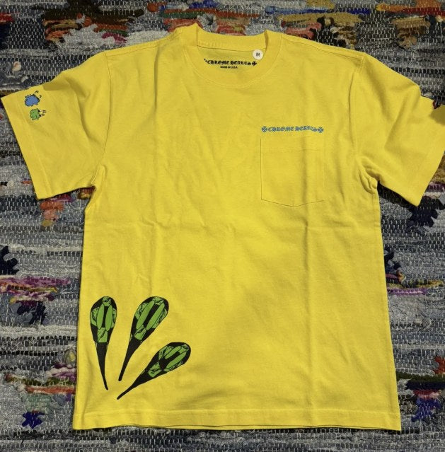 604292 Chrome Hearts x Matty Boy Nervous Mind Tee 'Yellow'