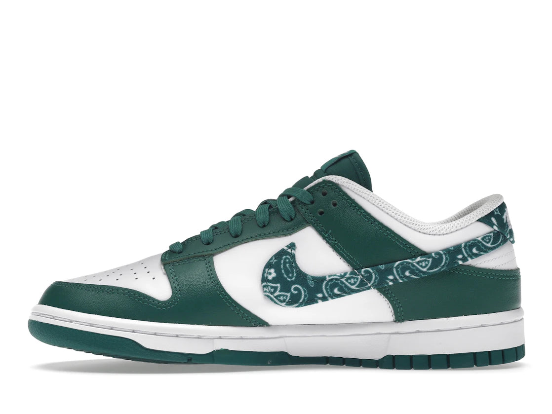 702941 Wmns Dunk Low 'Green Paisley'