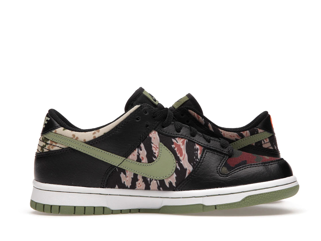 438663 Dunk Low SE GS 'Black Multi-Camo'