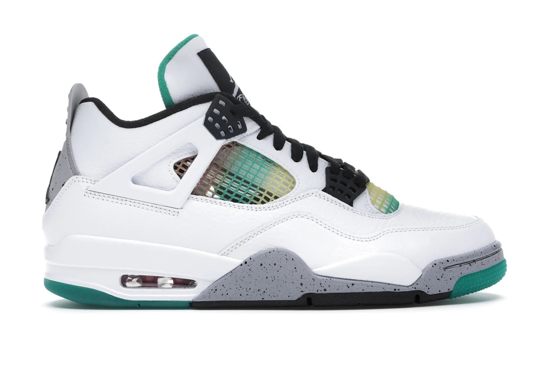 658099 Jordan 4 Retro Lucid Green Rasta (Women's)