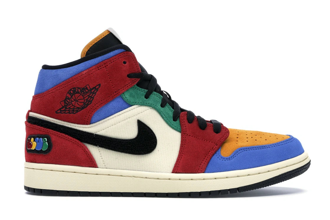 625407 Blue The Great x Air Jordan 1 Mid 'Fearless'