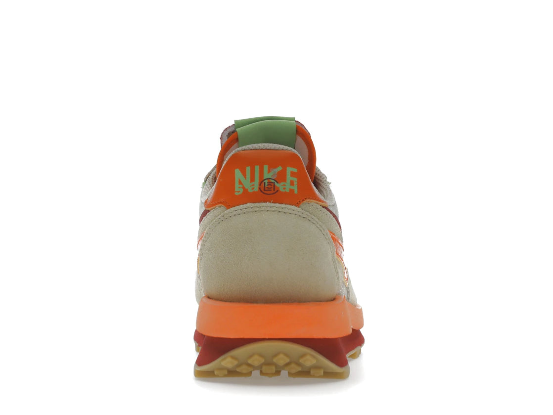 SP14601 sacai x Clot x LDWaffle 'Net Orange Blaze'