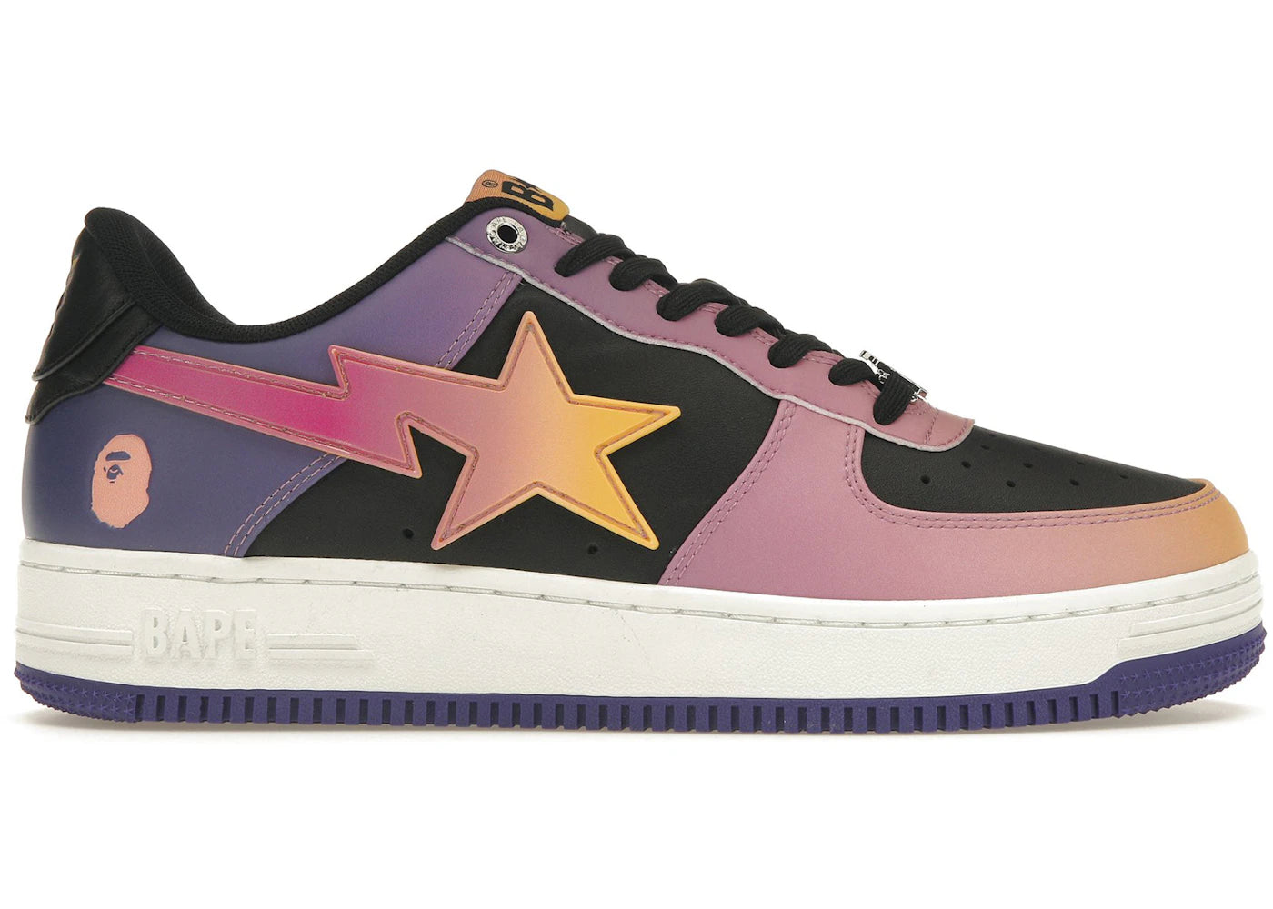 SP11572 A Bathing Ape Bape Sta Purple Gradation