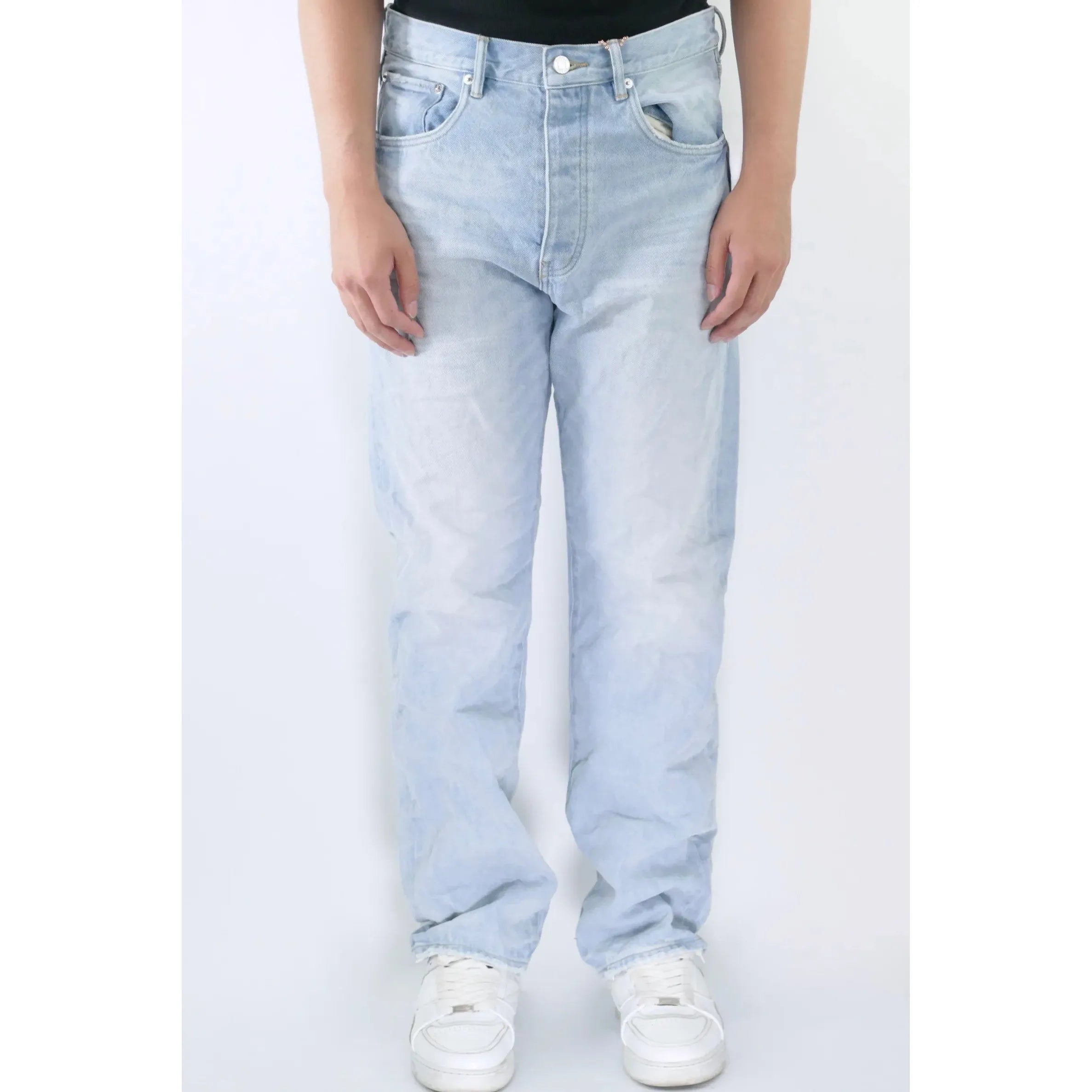 SP9035 Purple Brand Sun Faded Icy Jeans