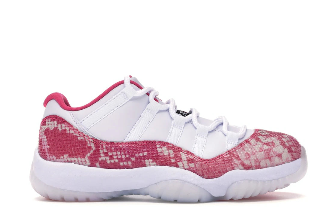 387450 Jordan 11 Retro Low Pink Snakeskin (2019) (Women's)