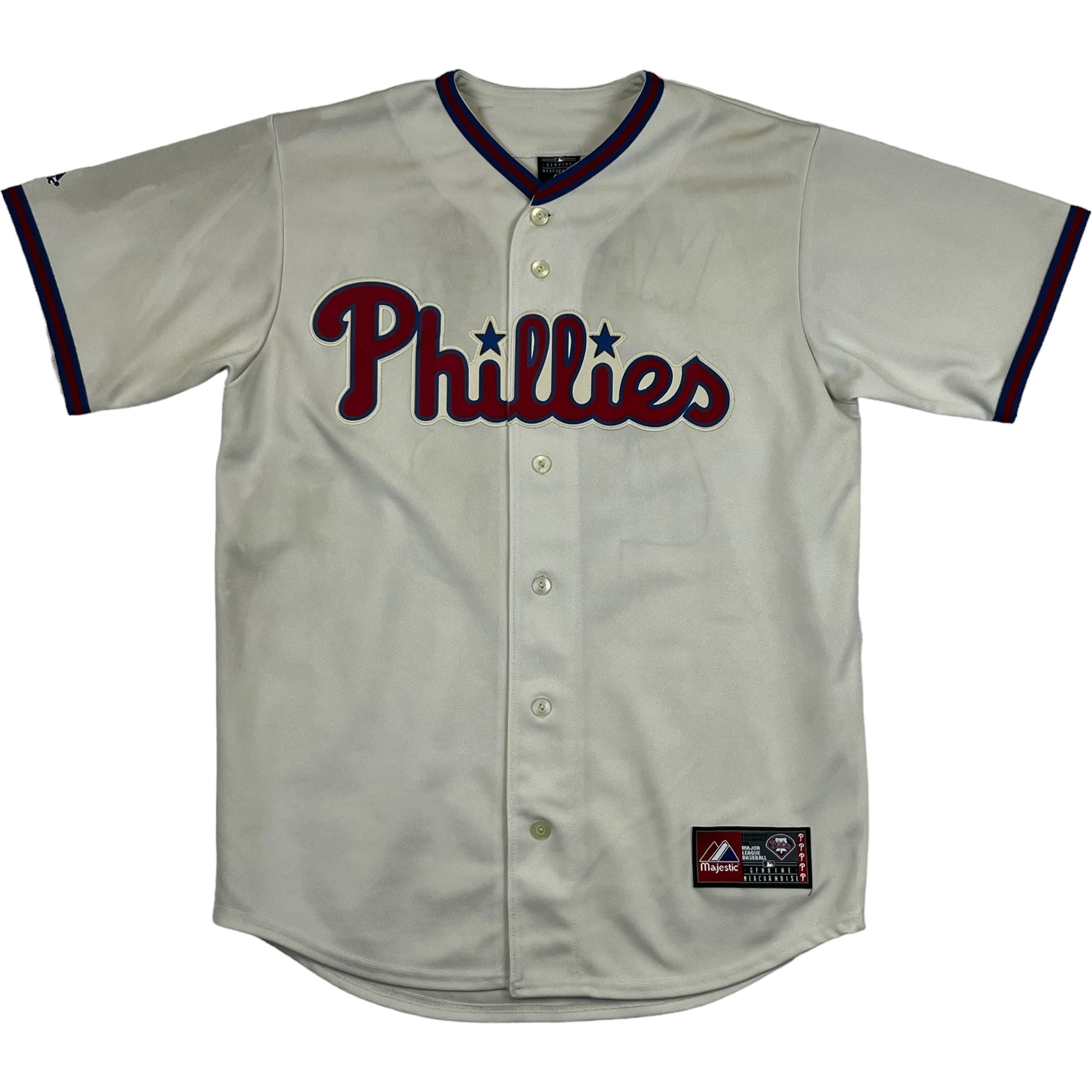 (00s) Ryan Howard Philadelphia Phillies Majestic Red Jersey