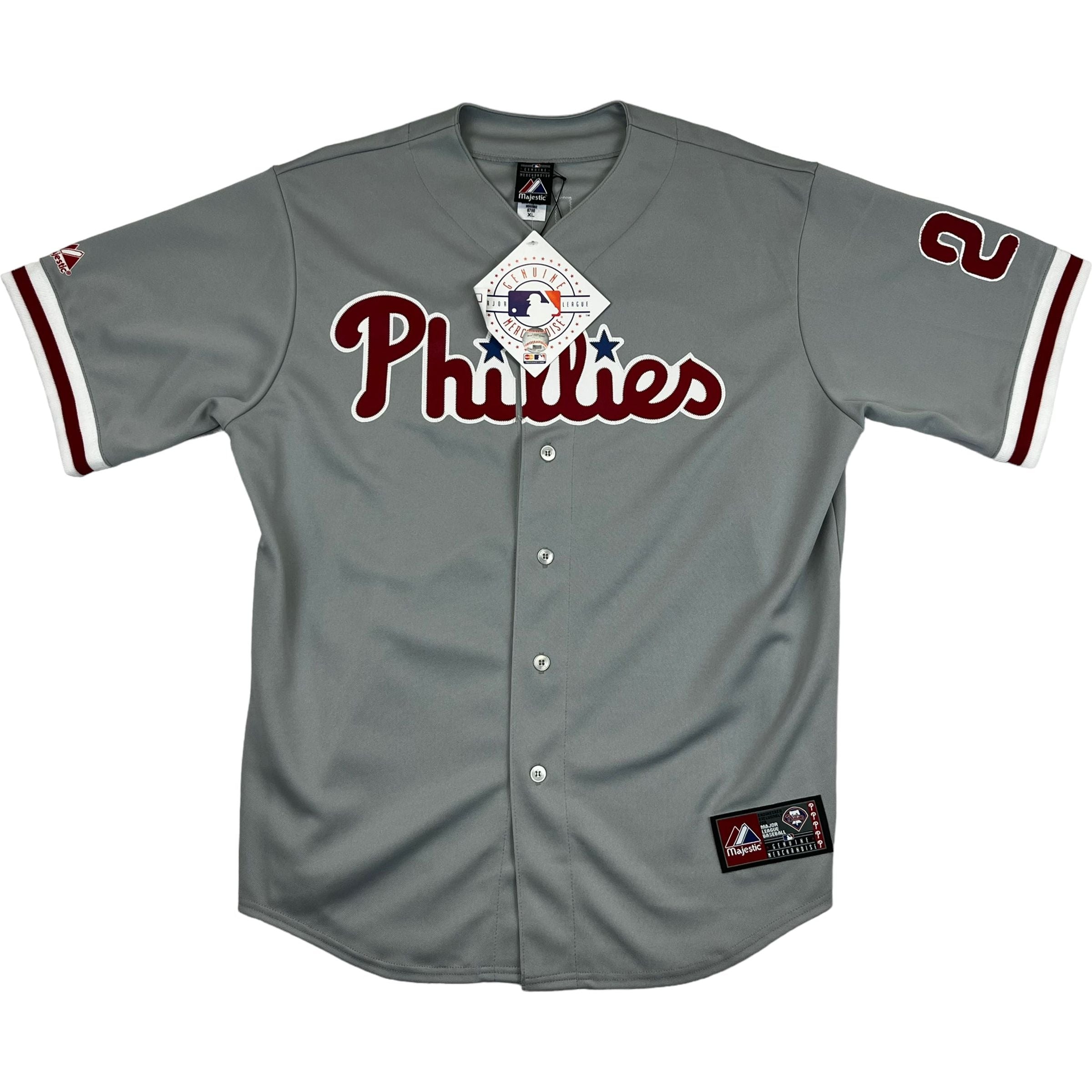Majestic, Other, Chase Utley Pinstripe Phillies Jersey