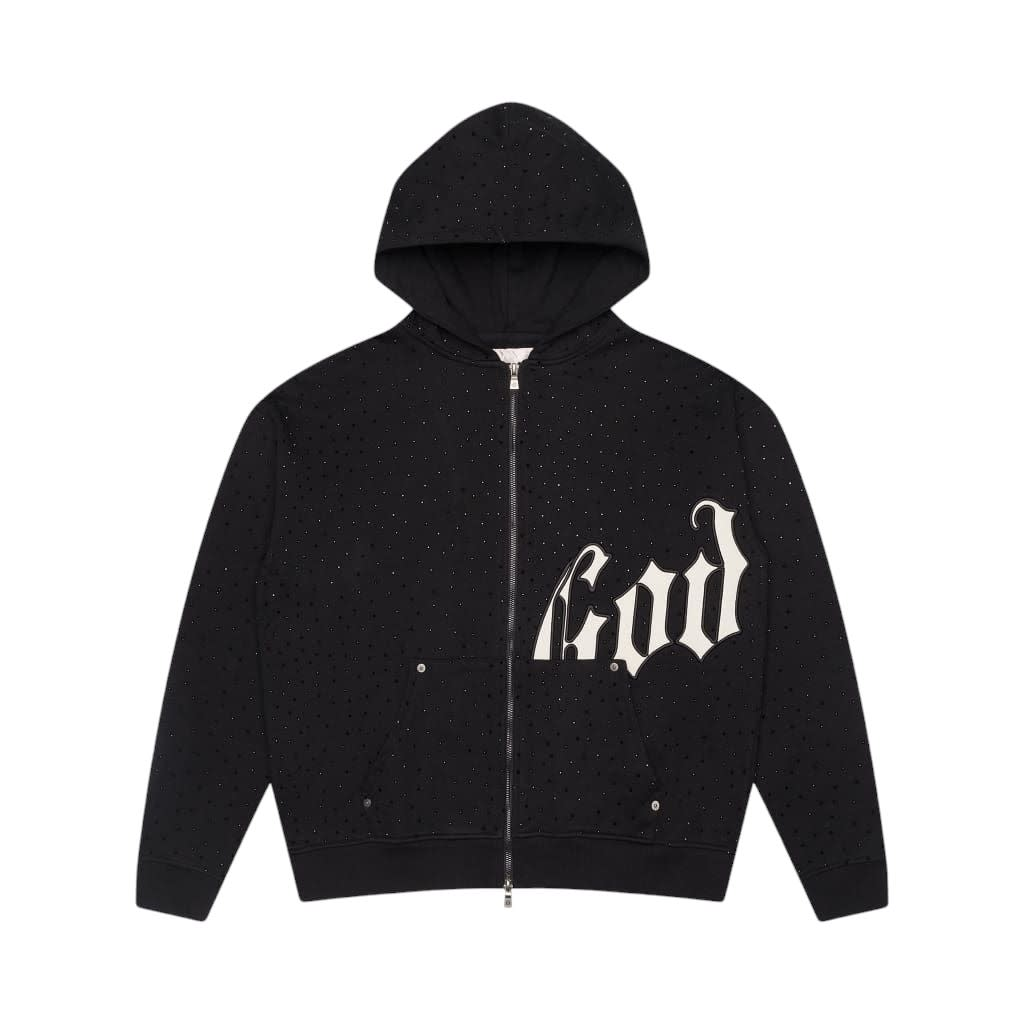 SP272 Godspeed OG Logo V2 VVS Hoodie Black/White