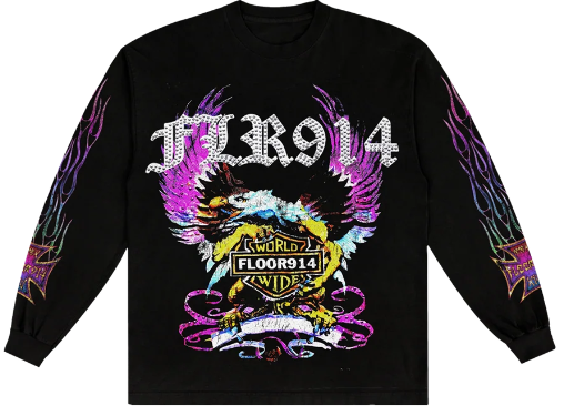SP11062 Floor 914 Skystricker L/S Tee 'Purple/Black'