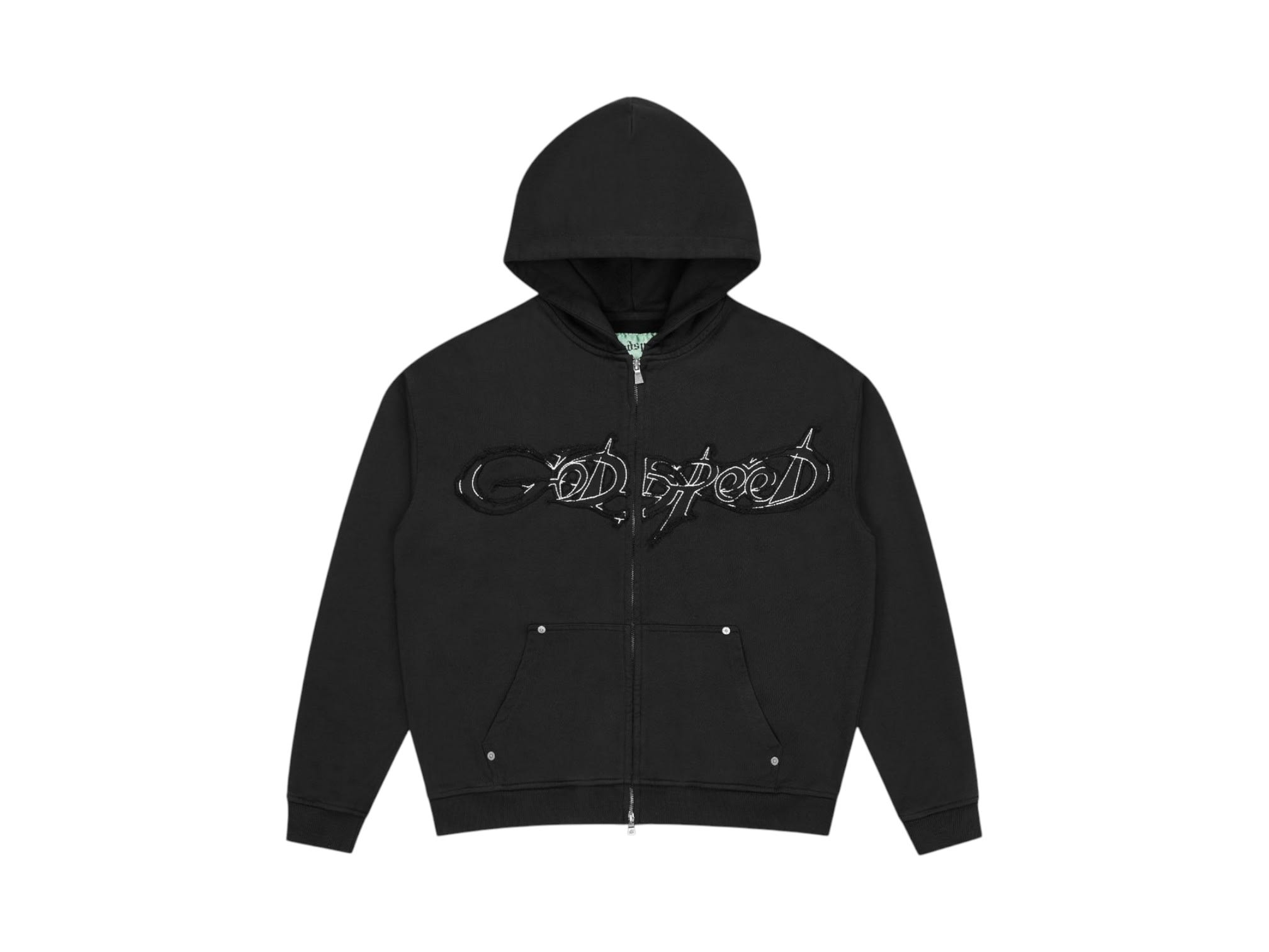 SP1927 Godspeed Raw Import Hoodie Black