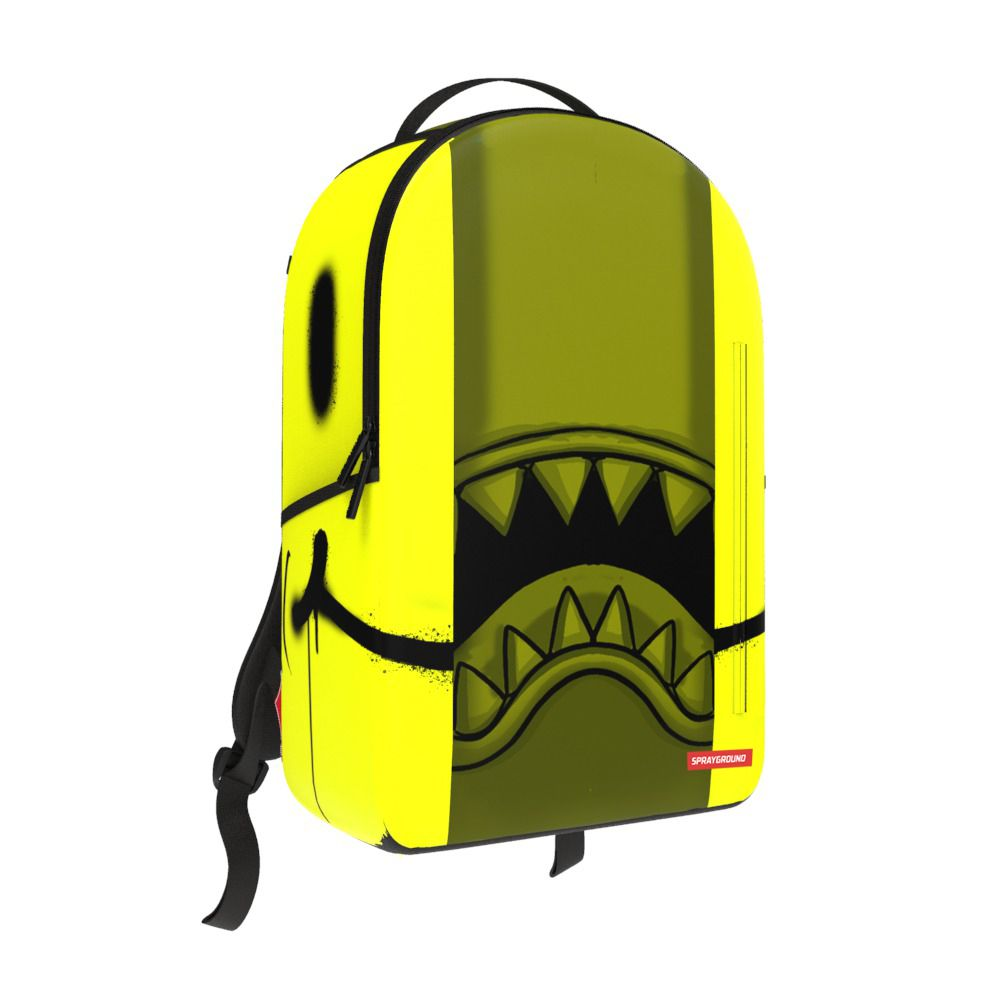 SP4486 Sprayground Happy Shark Smile Backpack Yellow