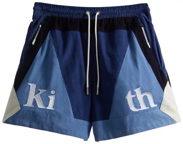 SP12856 Kith Mixed Micro Cord Turbo Shorts 'Montage'