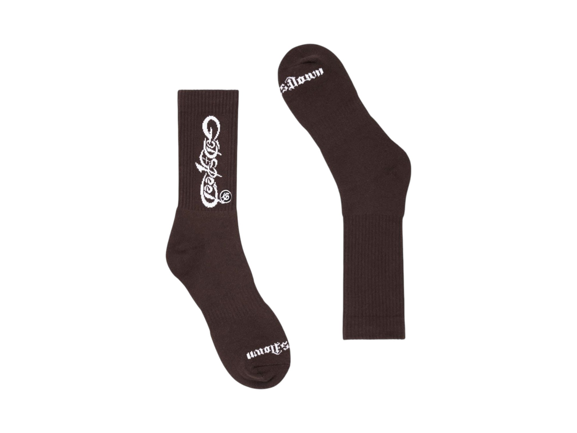 SP4604 Godspeed New Age Logo Socks Mocha