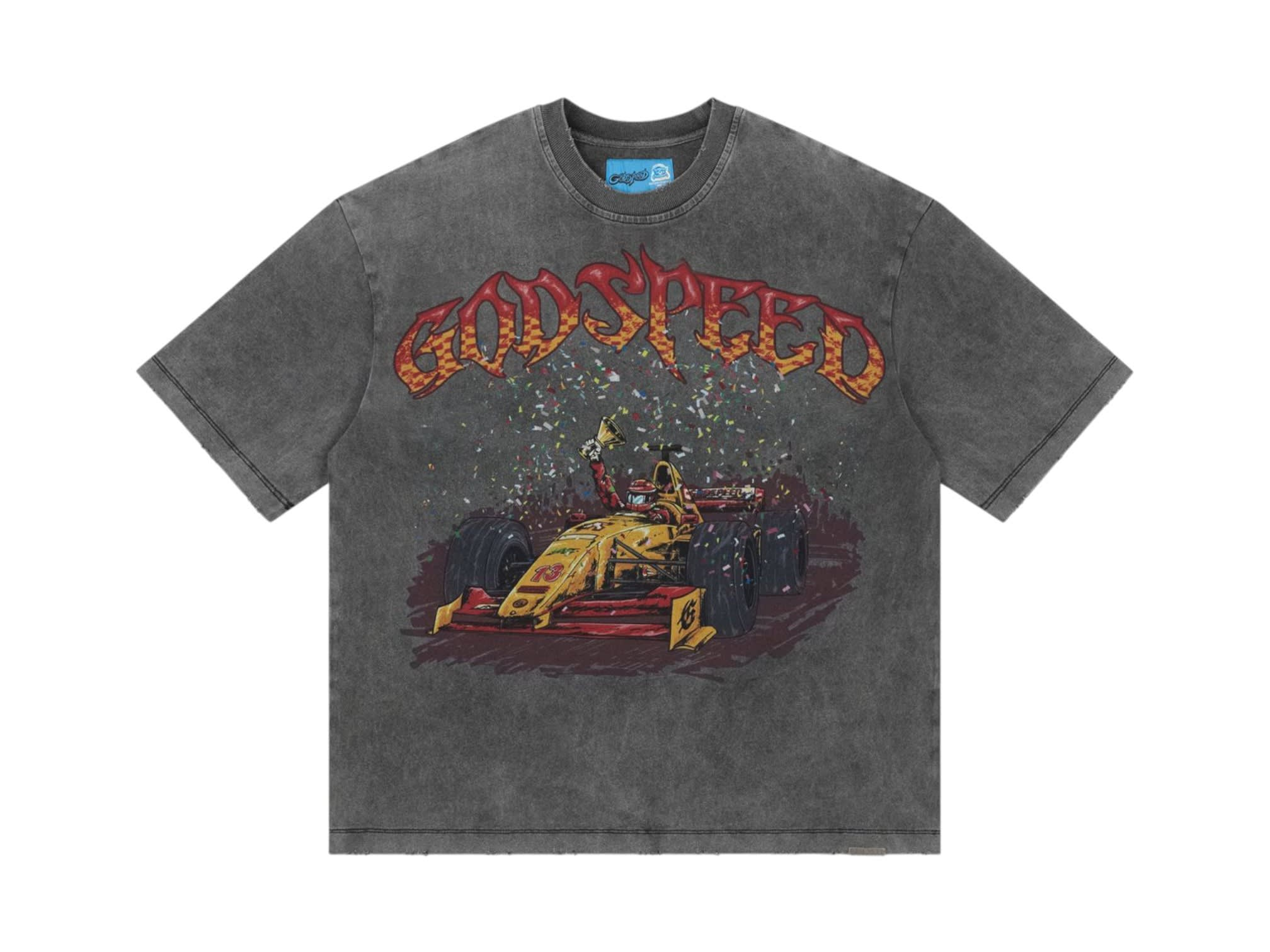 SP15643 Godspeed F1 Dreams T-Shirt NG Grey Wash