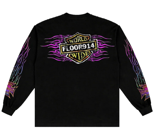 SP11062 Floor 914 Skystricker L/S Tee 'Purple/Black'