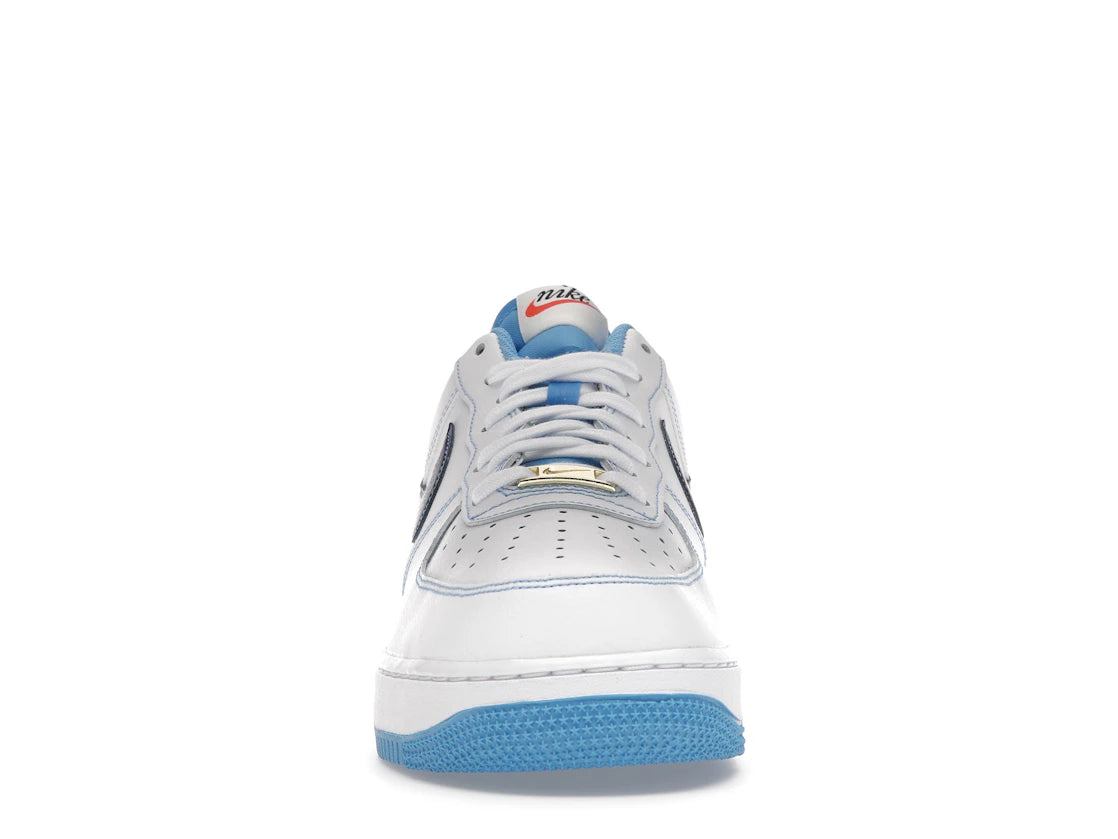 800437 Nike Air Force 1 Low First Use White University Blue