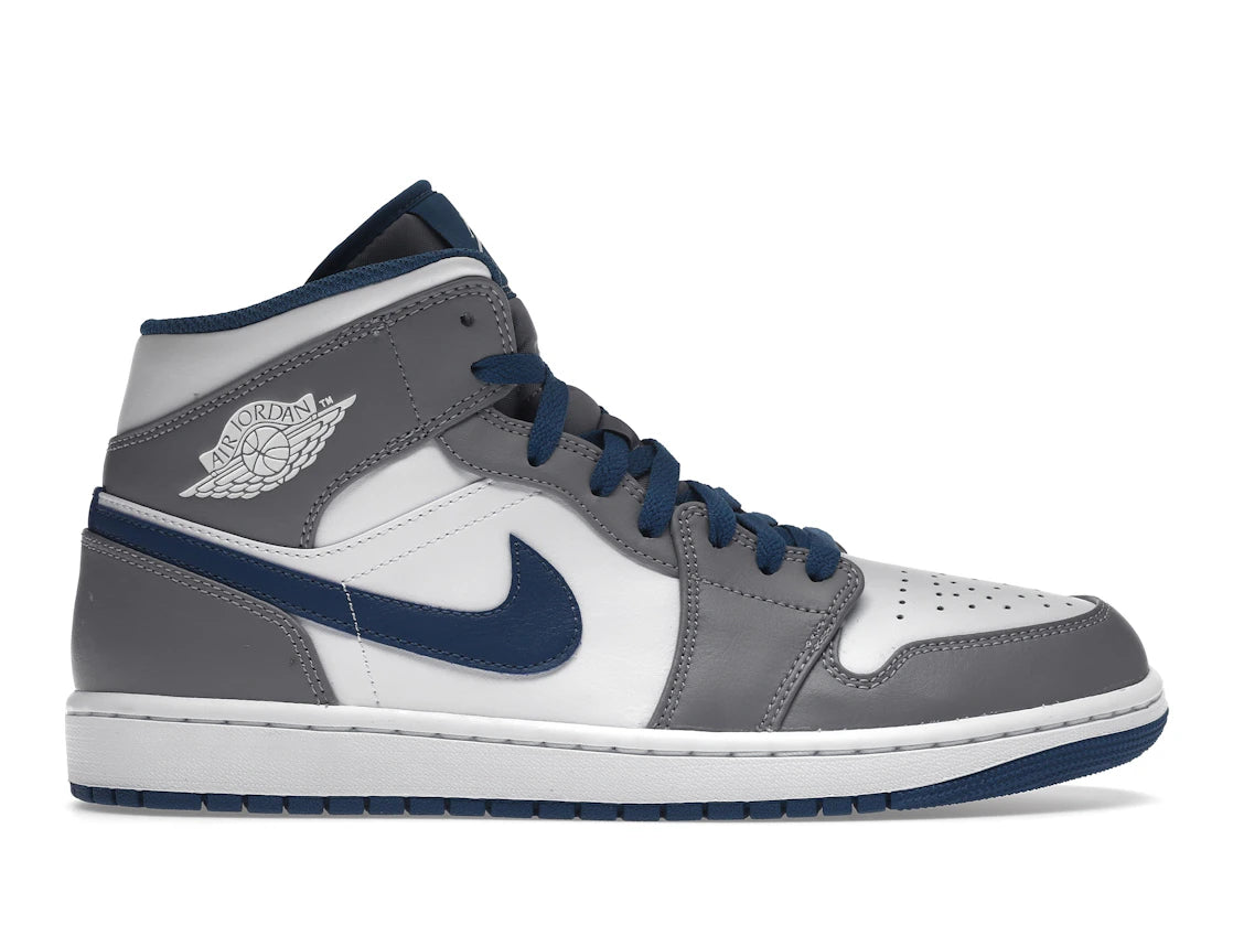 716284 Jordan 1 Mid True Blue