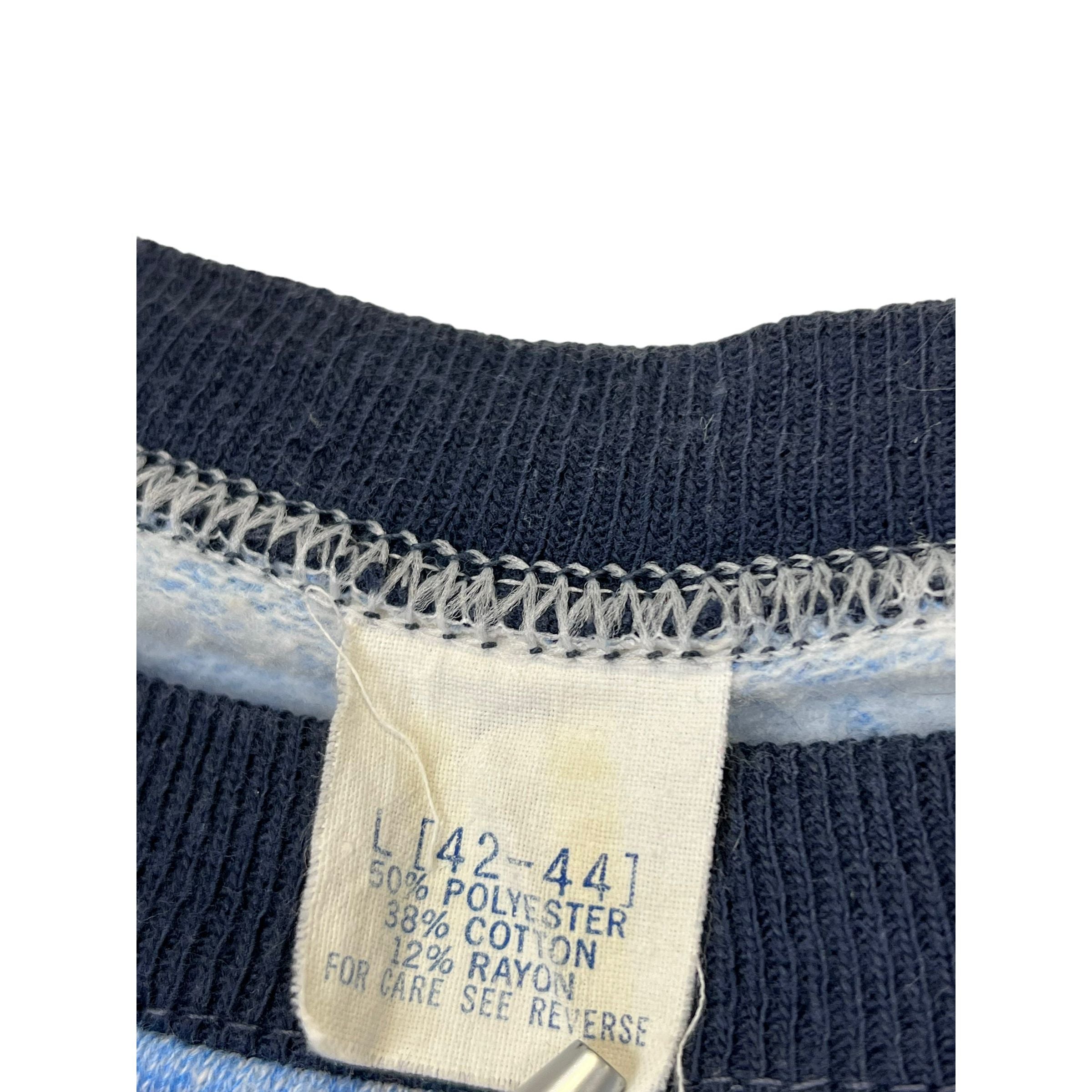 275711 (70s) Penn State University Baby Blue College Crewneck