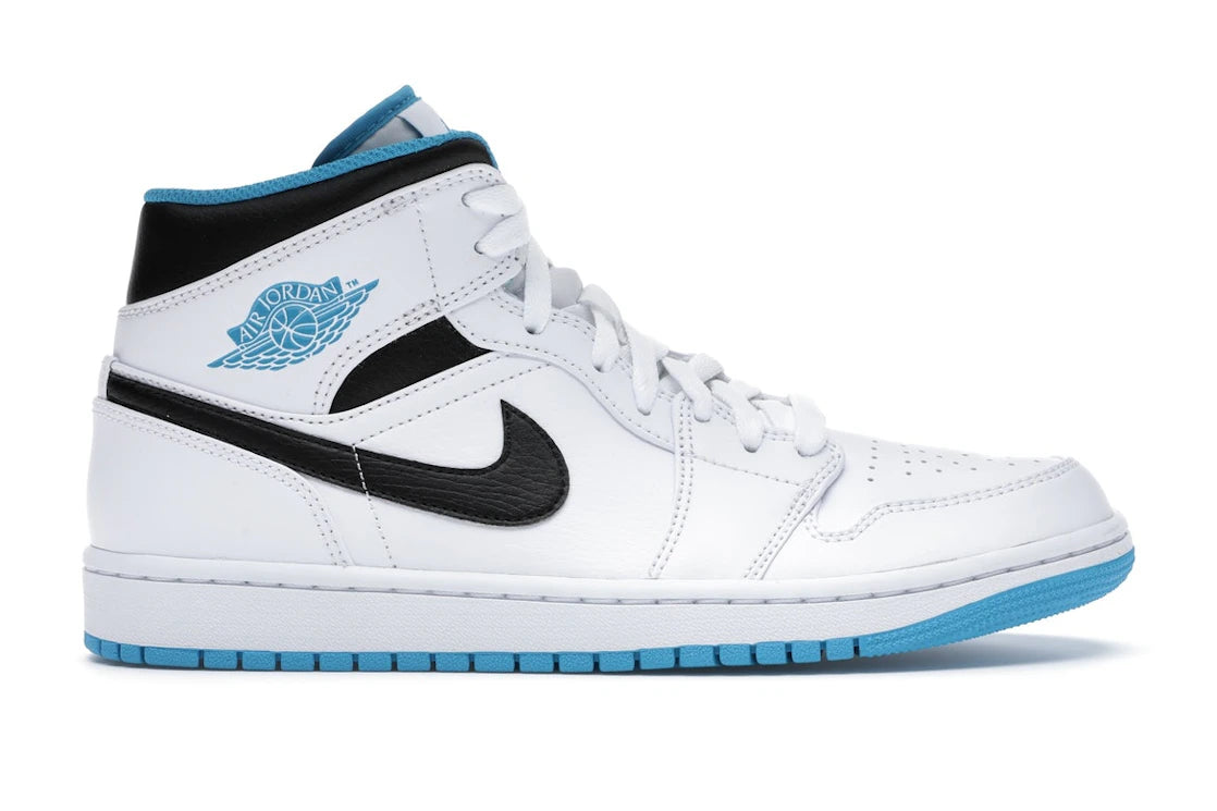 694813 Jordan 1 Mid Laser Blue