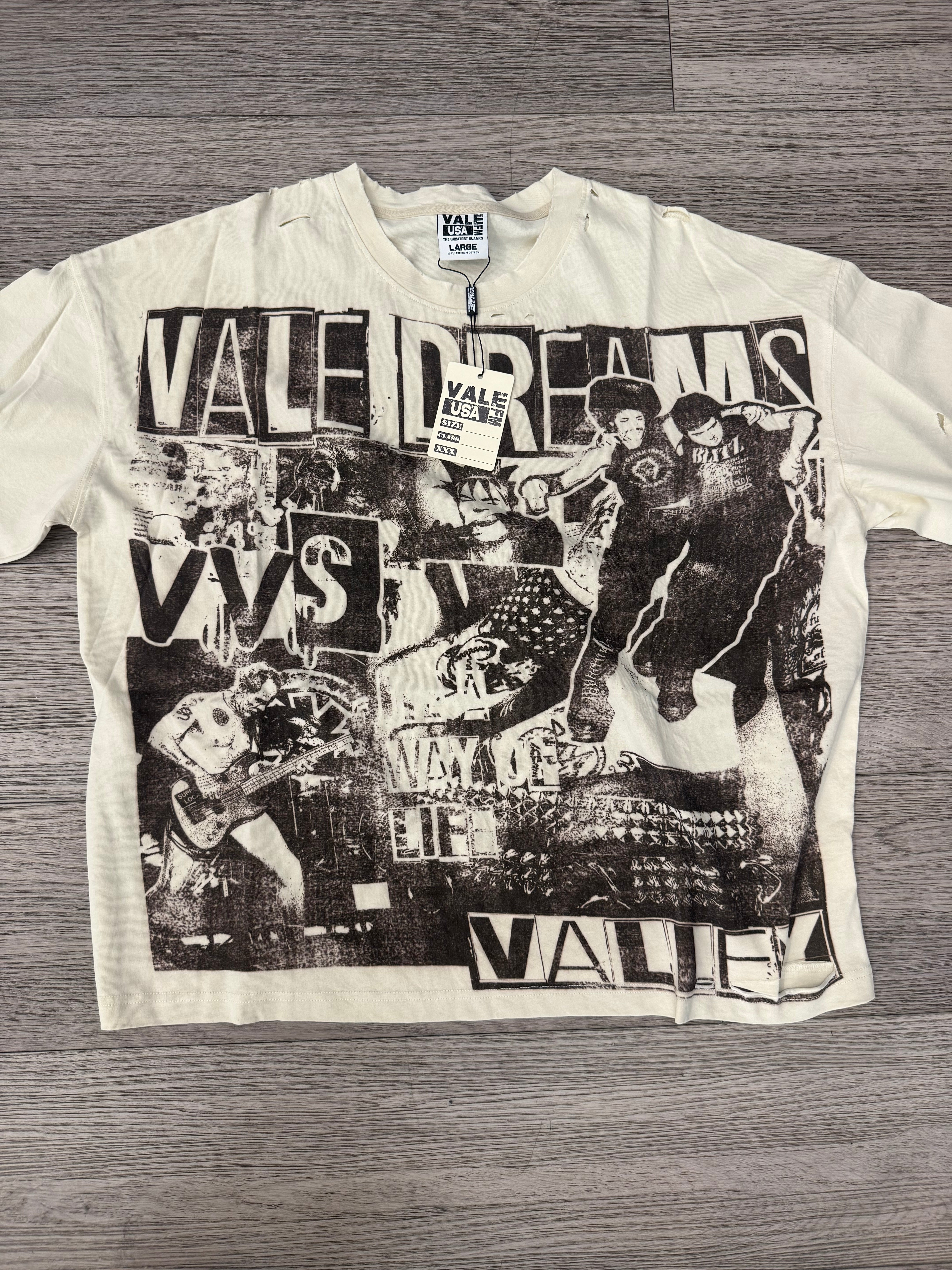 558981 Vale Forever Rock Star Washed Tee