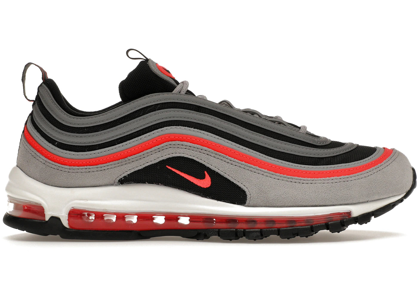 512637 Nike Air Max 97 Wolf Grey Radiant Red