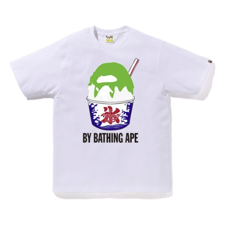 258751 BAPE Shave Ice By Bathing Ape Tee 'White'