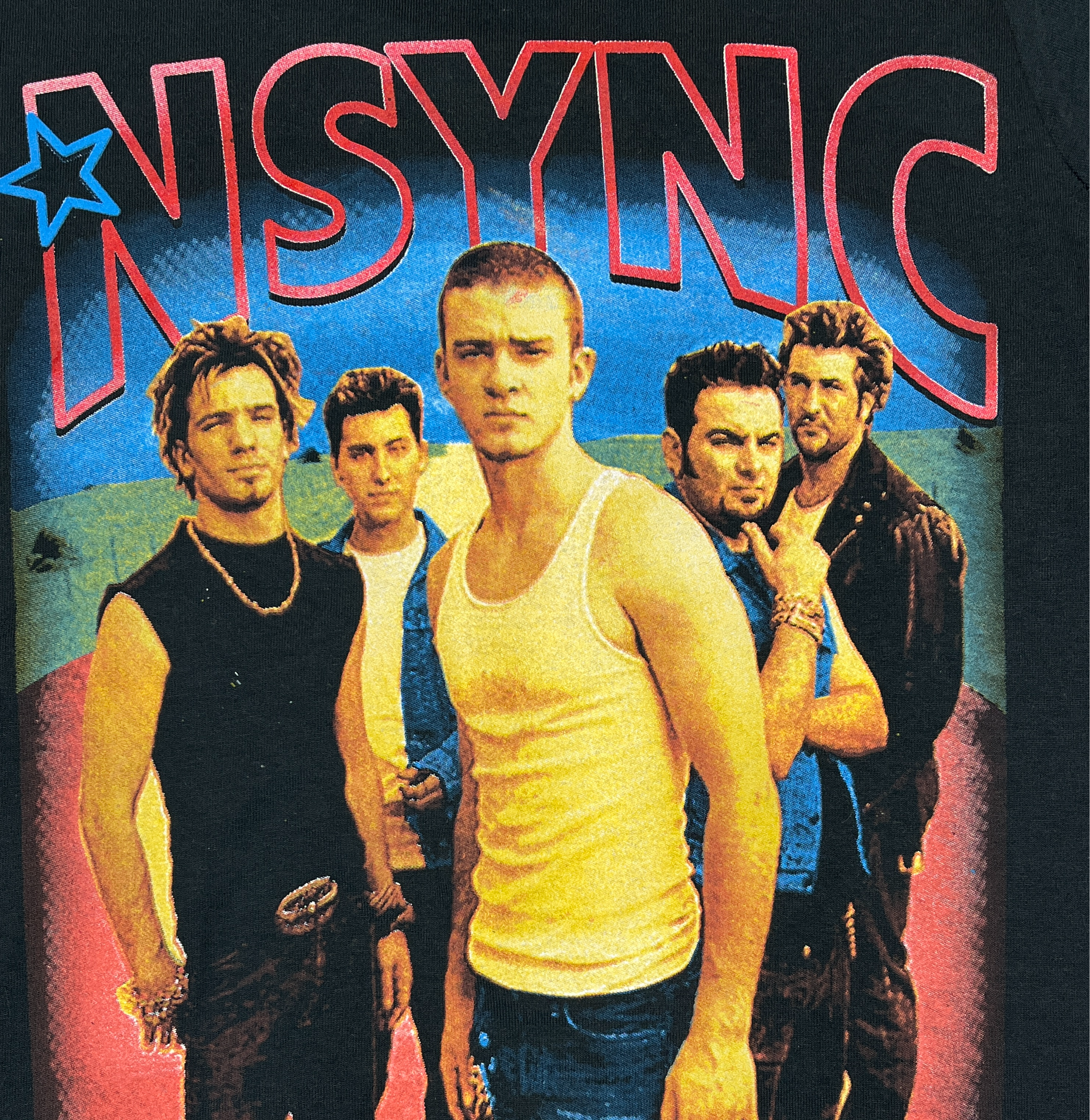 375168 (2002) NSync 'Celebrity Tour' Boy Band Rap T-Shirt